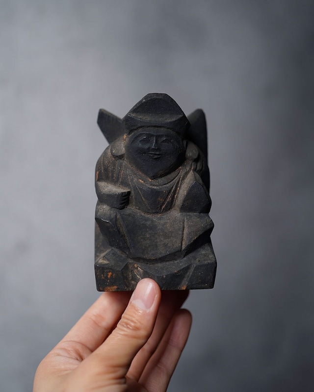 恵比寿 木彫 / 明治期 恵比寿 木彫 / 明治期