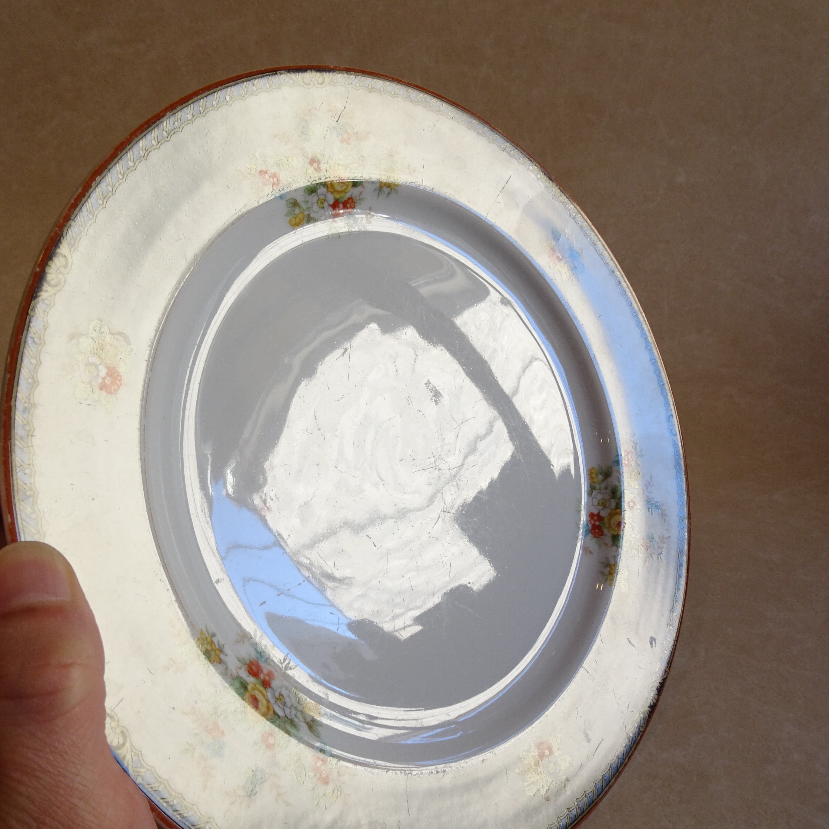 古いノリタケ（日陶）プレート | 純喫茶家具の村田商會