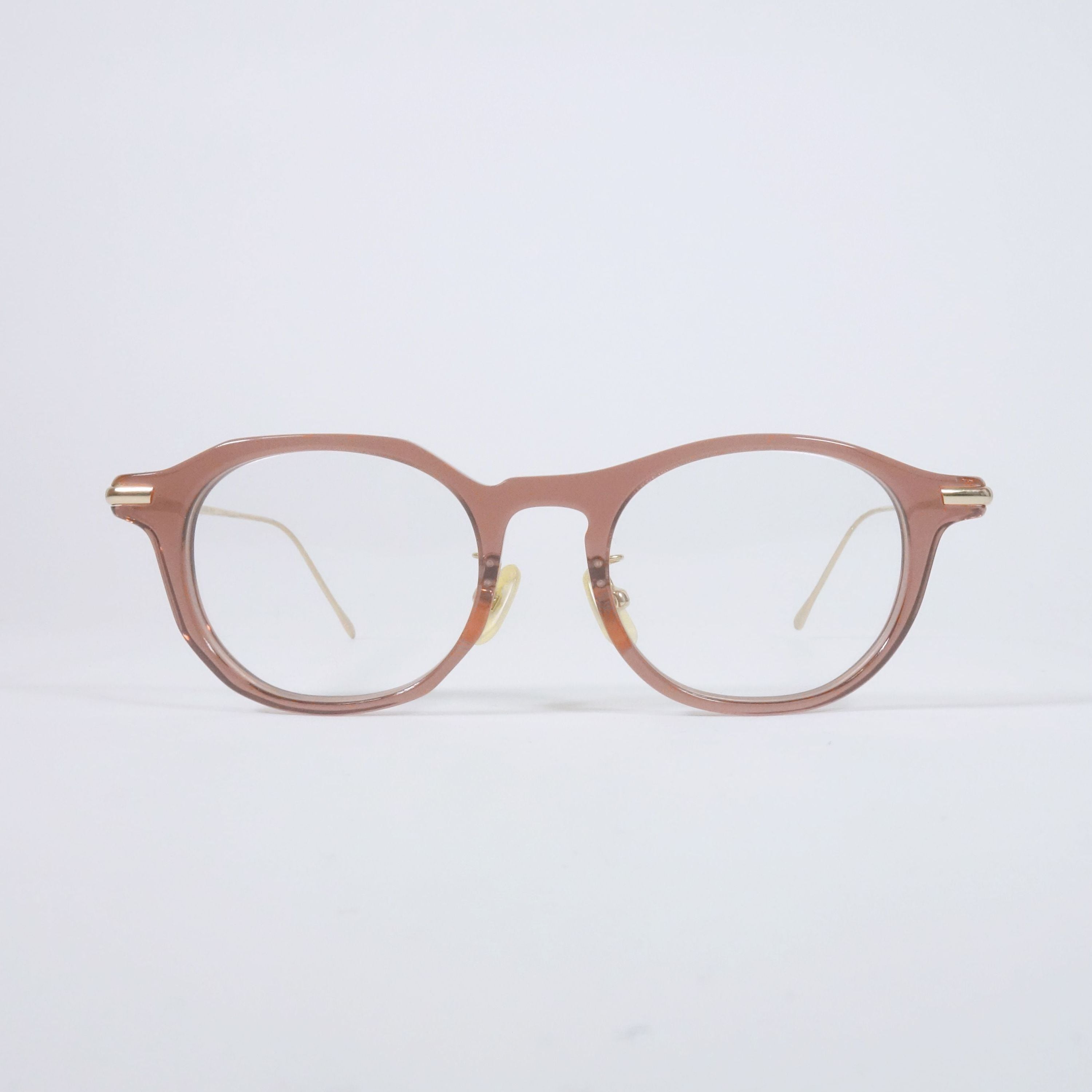 PADMA IMAGE] 左右非対称 クラウンパント セルロイド メガネ 眼鏡 鯖江