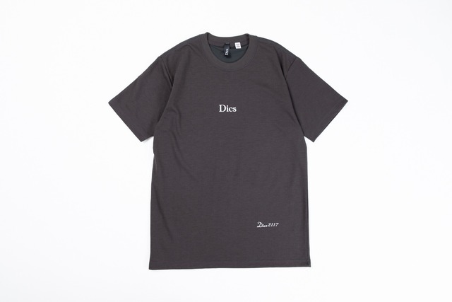 DICS エアレットTシャツ　グレー　【日本製】