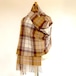 【TWEEDMILL】Lambswool Blanket Stole with Pin(Knee Rug) Tartan　Lavender Check