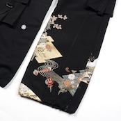 【CPT-M003】メンズ着物カーゴパンツ Men's Kimono CARGO PANTS