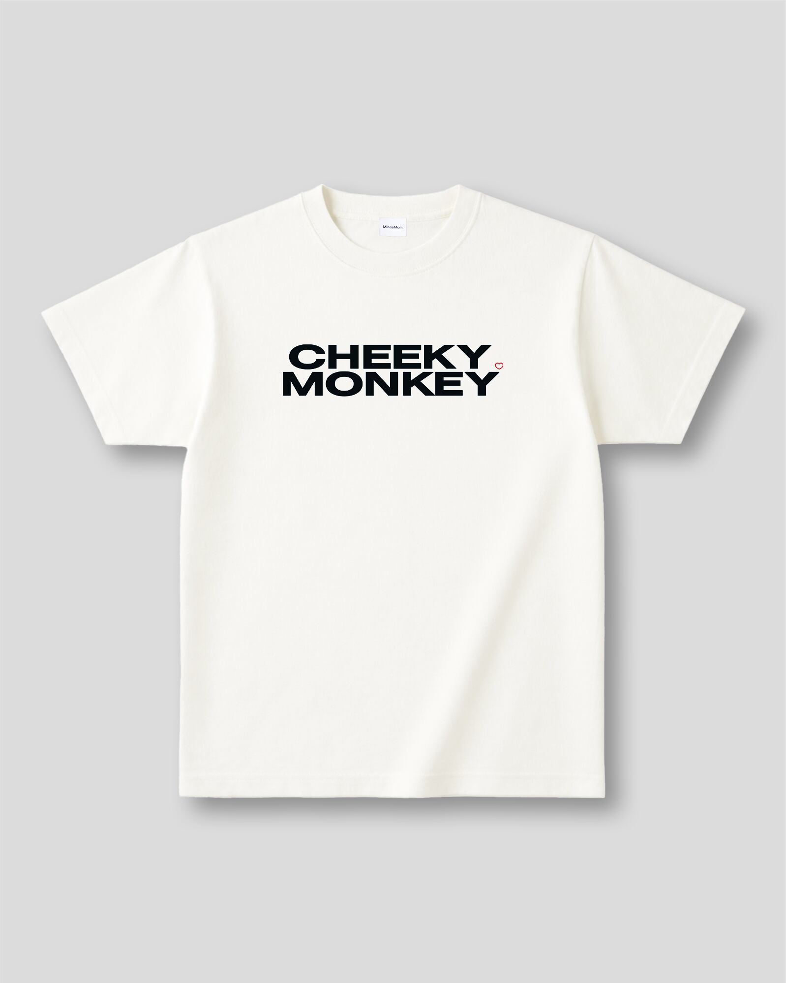 LP MM CHEEKY MONKEY S/S TEE WHITE