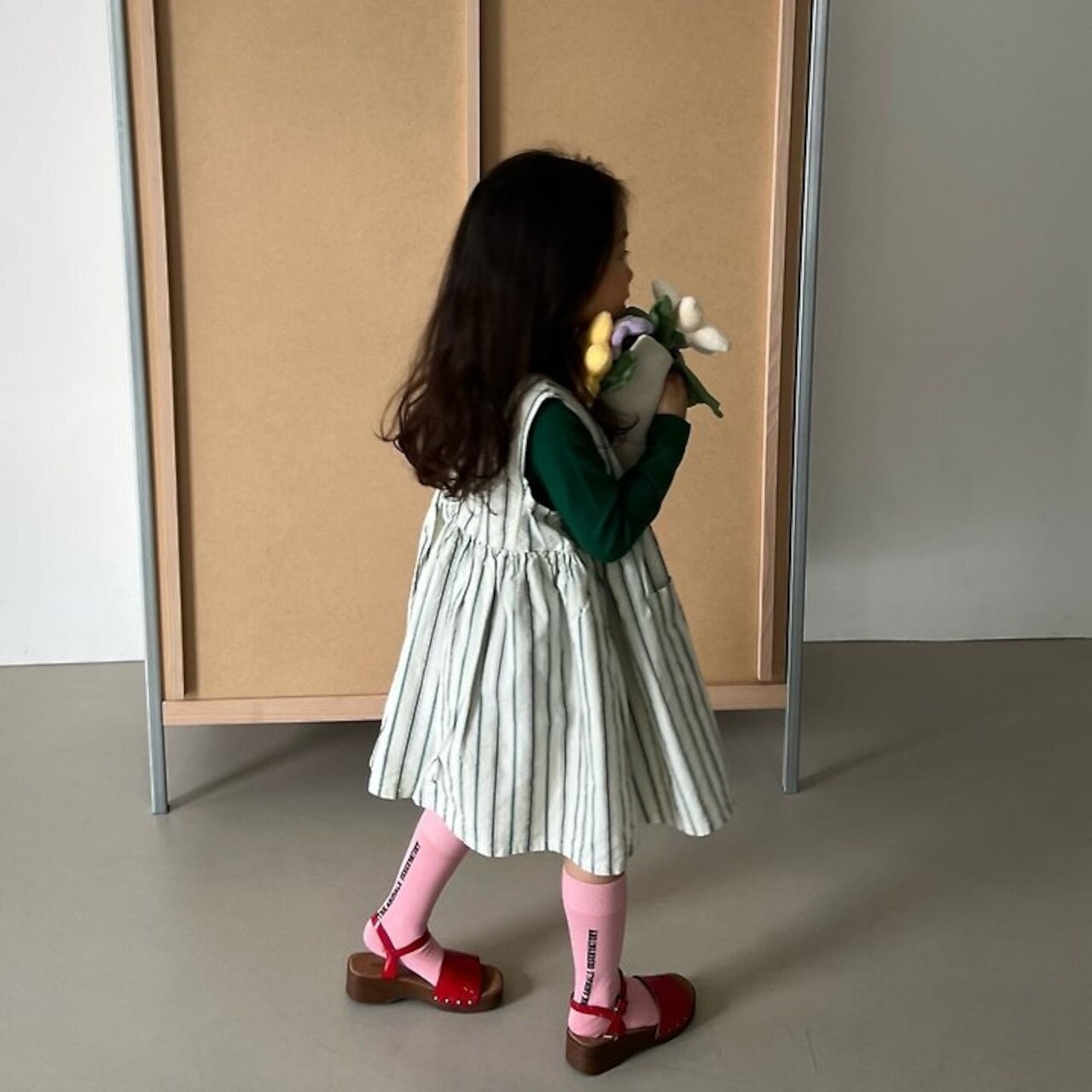 韓国子供服 / 26Autumn / cantuccistudio / ジャスワンピ―ス / 秋服 *XS~XL*
