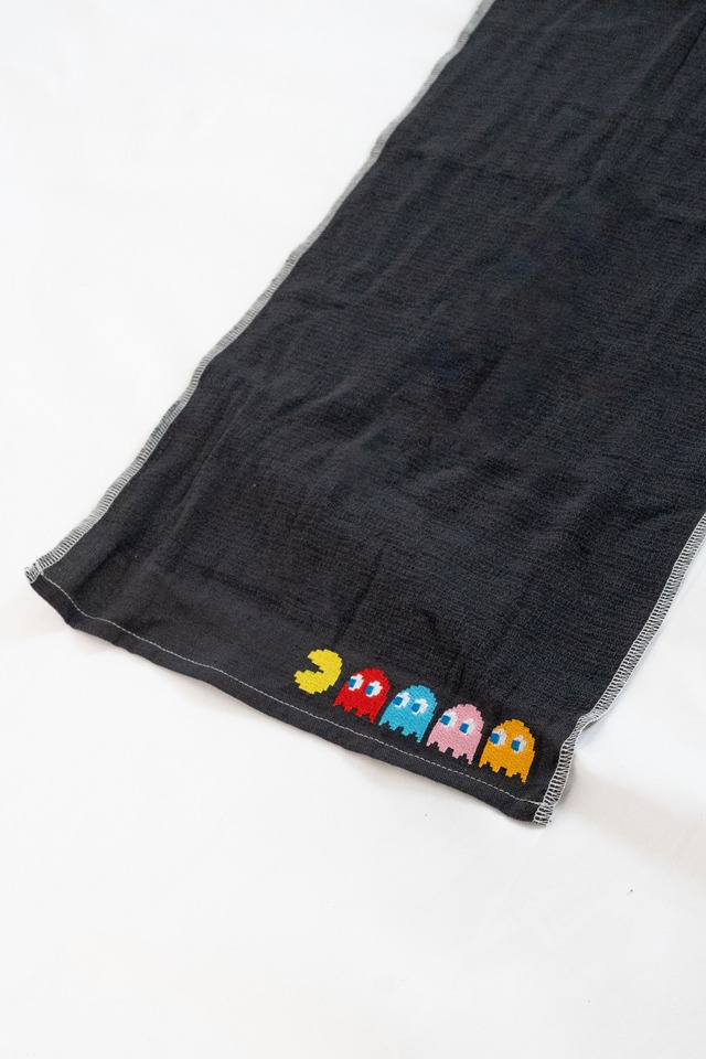 PACMANサウナMOKUタオル　（チャコール）