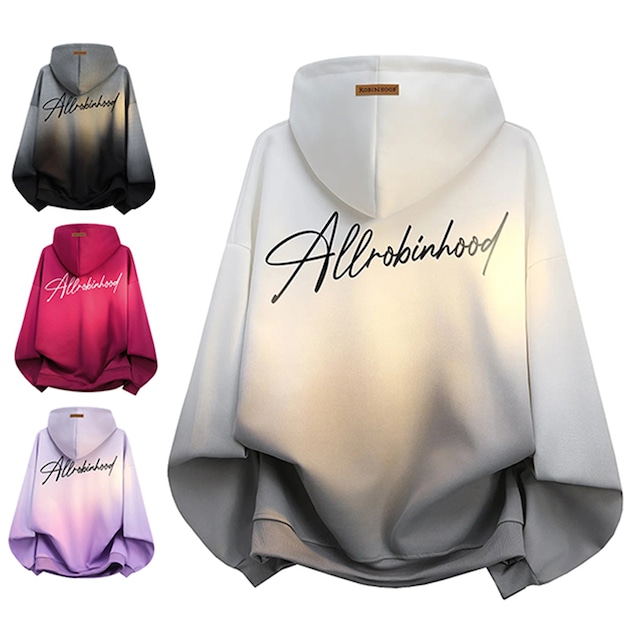 ♥グラデーションパーカー！【ImcTLシリーズ】★パーカー★ ユニセックス 4color トップス グラデーション アルファベット