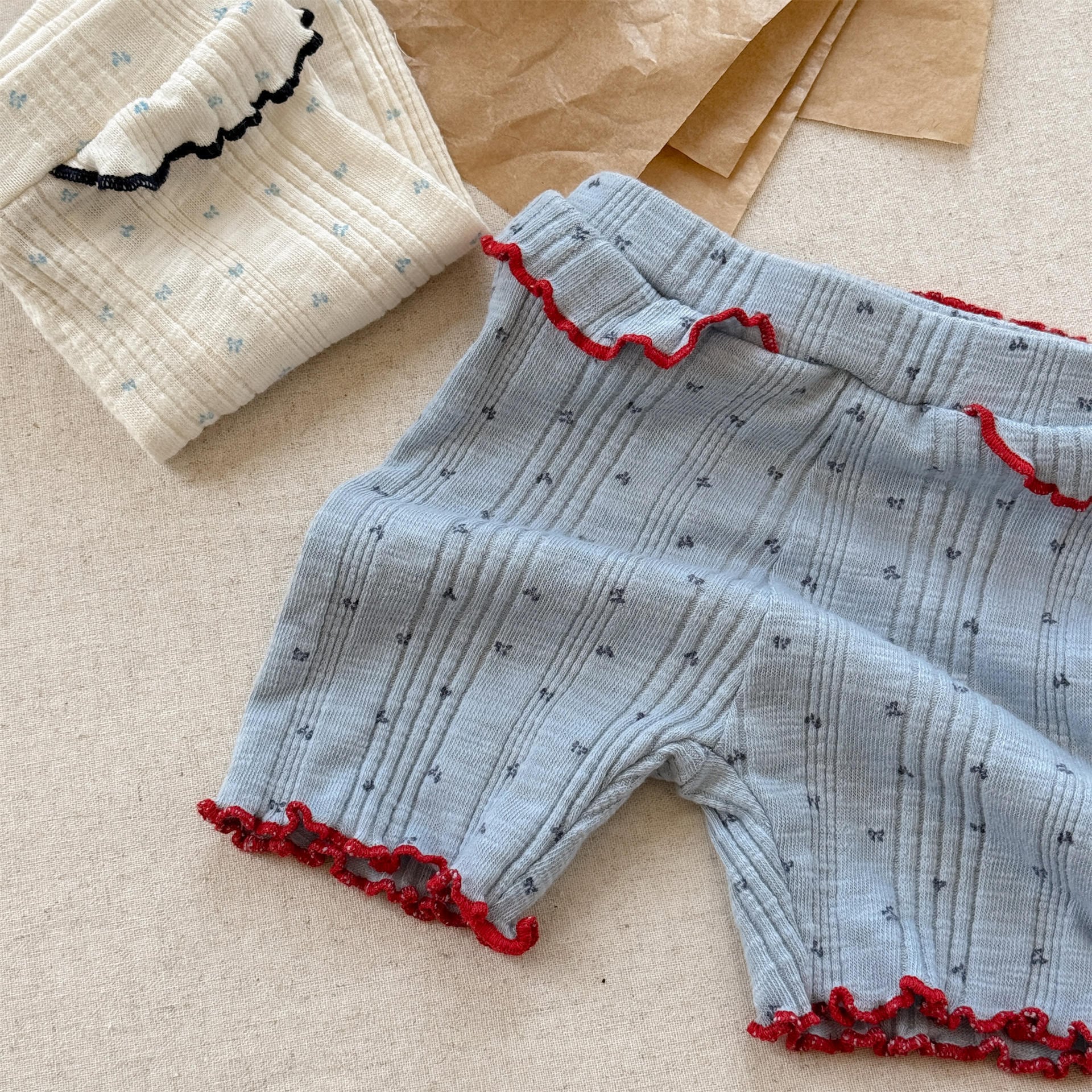 サイドフリルバイカーショーツ