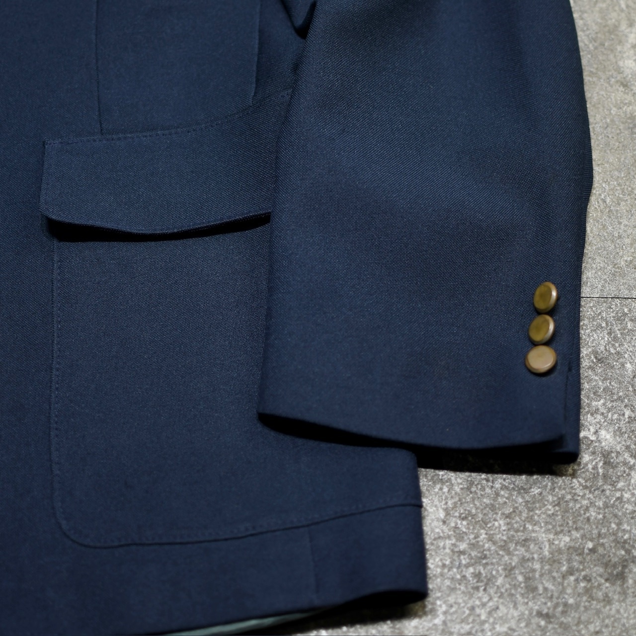 80's LEVI’S action suit tailored jacket navy