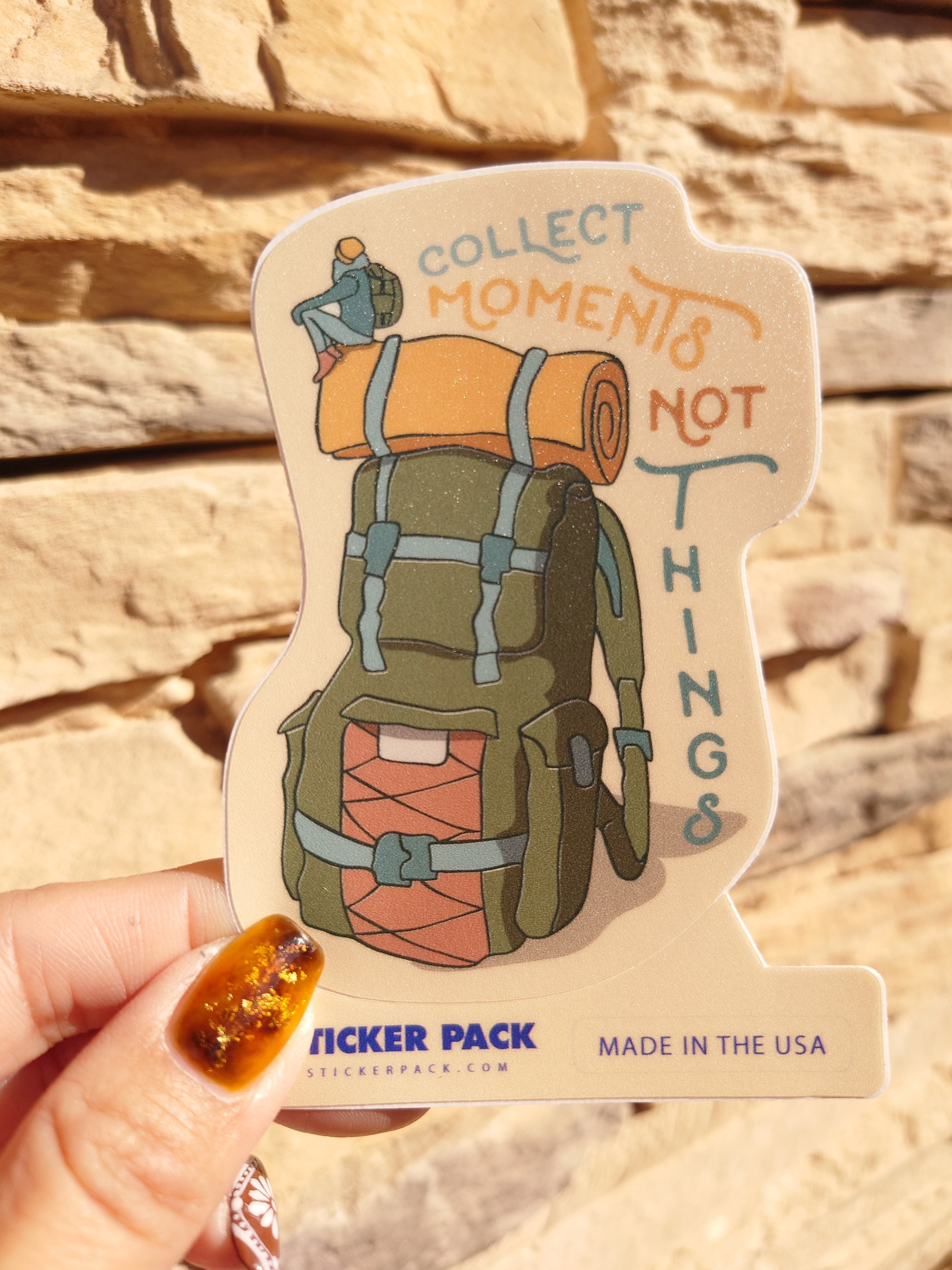 【STICKER PACKステッカーパック】コレクト モーメンツ バックパック L