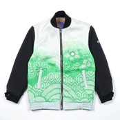 【BJK-M0029】Ssize再構築リバーシブル着物ボンバー KIMONO REVERSIBLE BOMBER JACKET