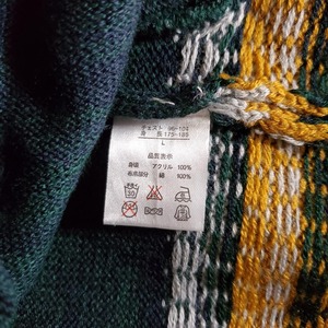 【USED】メンズ　カーディガン　春コーデ　Lサイズ