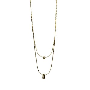 milieu ミリュウドロップ＆チェーン２連ネックレス FK103 2026春夏新作