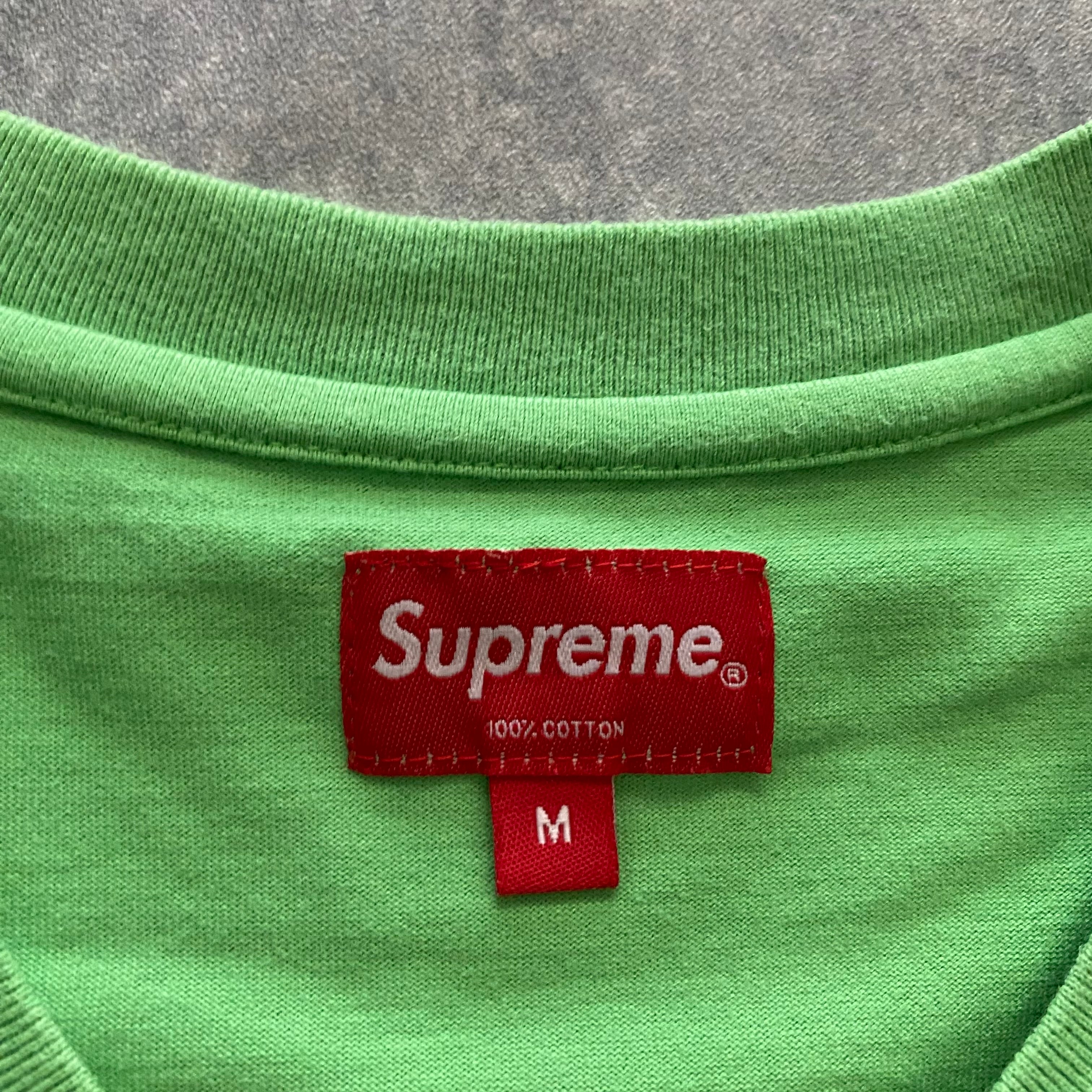 Supreme シュプリーム スモールボックスロゴ 刺繍 スウェット グリーン-