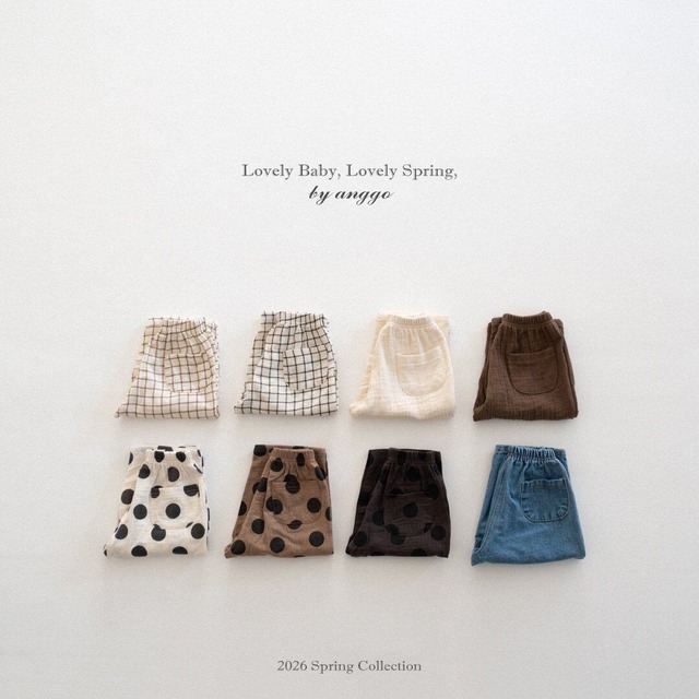 予約⌇anggo / Pie pants