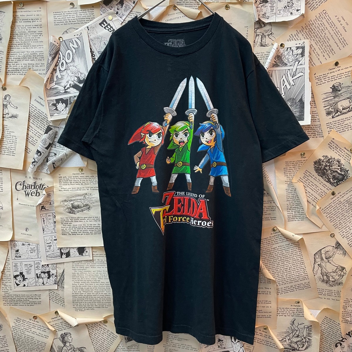 ゼルダの伝説 キャラクタープリントTシャツ | 古着屋PENNY