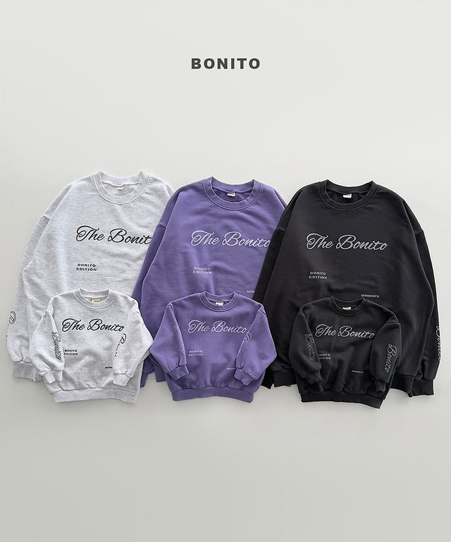 【取寄/韓国直送】BONITO 26/AT （Mom）The bonitoレタリングMTM｜秋服｜韓国子供服