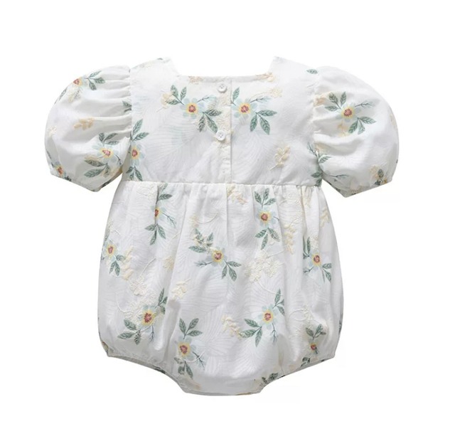 予約ナチュラルプリントロンパース