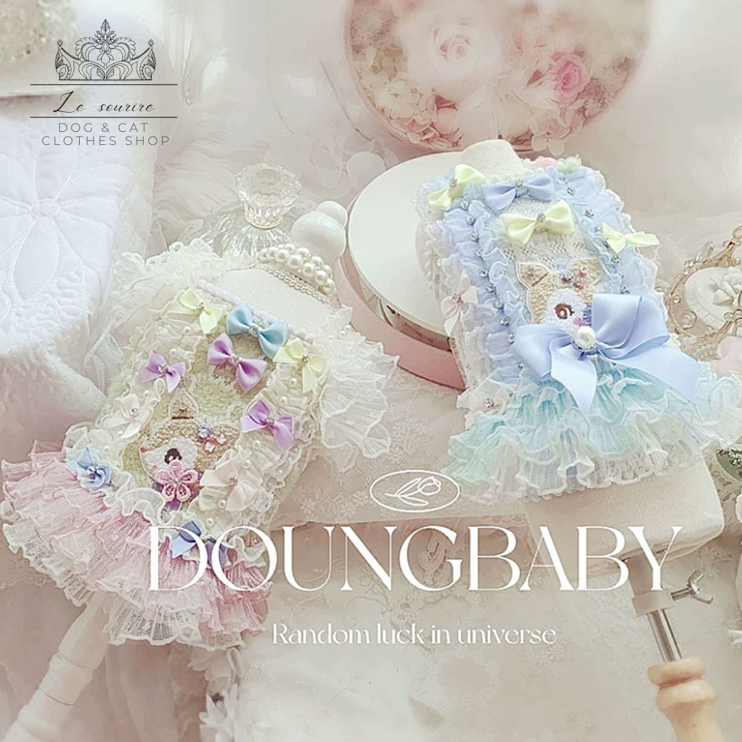 予約（海外作家ハンドメイド）【№B02279】Doung Baby バンビ　おリボン　プリンセスドレスワンピ | Le sourire