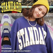 ◆STANDARD ロゴ スウェットシャツ◆kr-22018