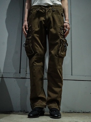 【add(C)vintage】Fireman Gimmick Vintage Loose Straight Cargo Pants