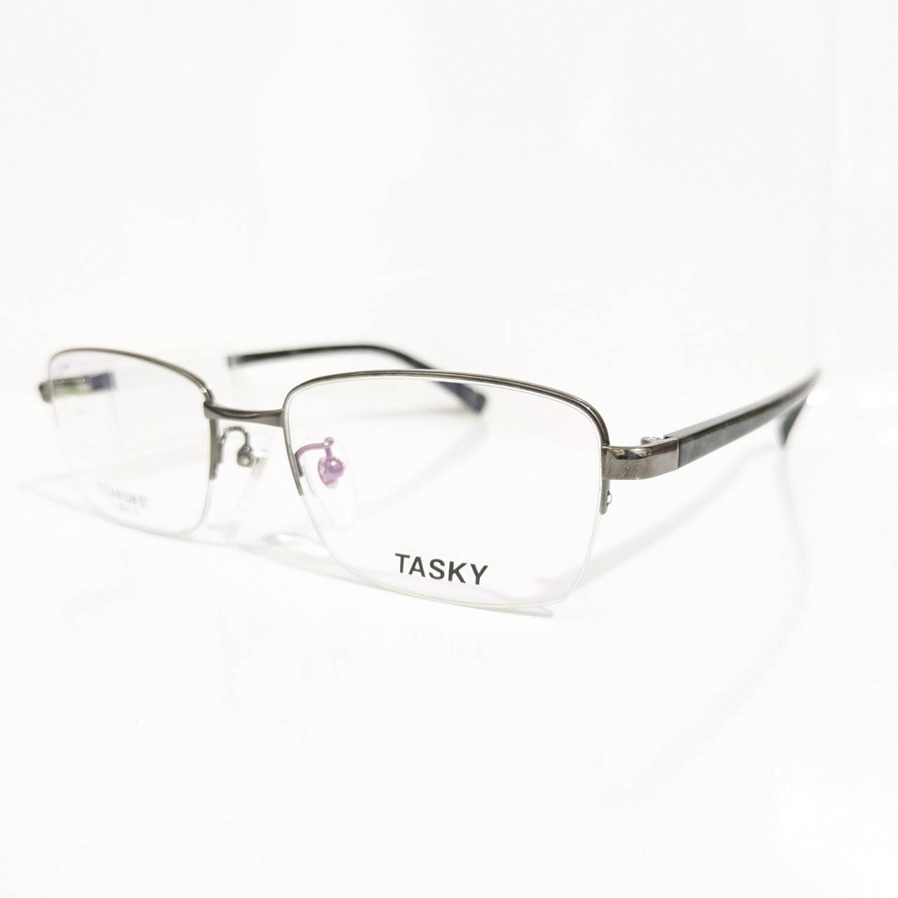 【TASKY】スクエアナイロールフレーム ガンメタ
