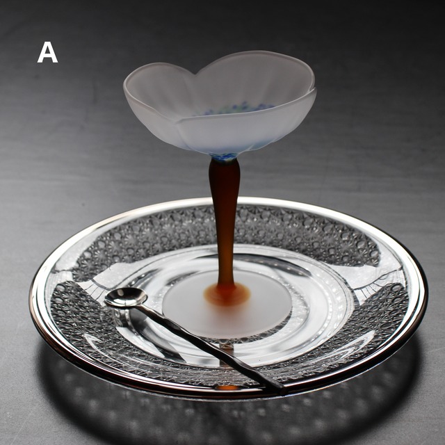 花弁高台珍味　髙（ガラス）