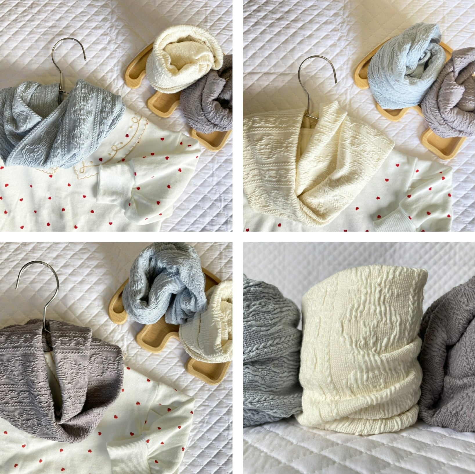 kids snood アランニット あったか ぽかぽかキッズスヌード 幼児サイズ 
