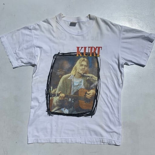 90's KURT COBAIN カートコバーン 追悼Tシャツ 1995年 レアプリント