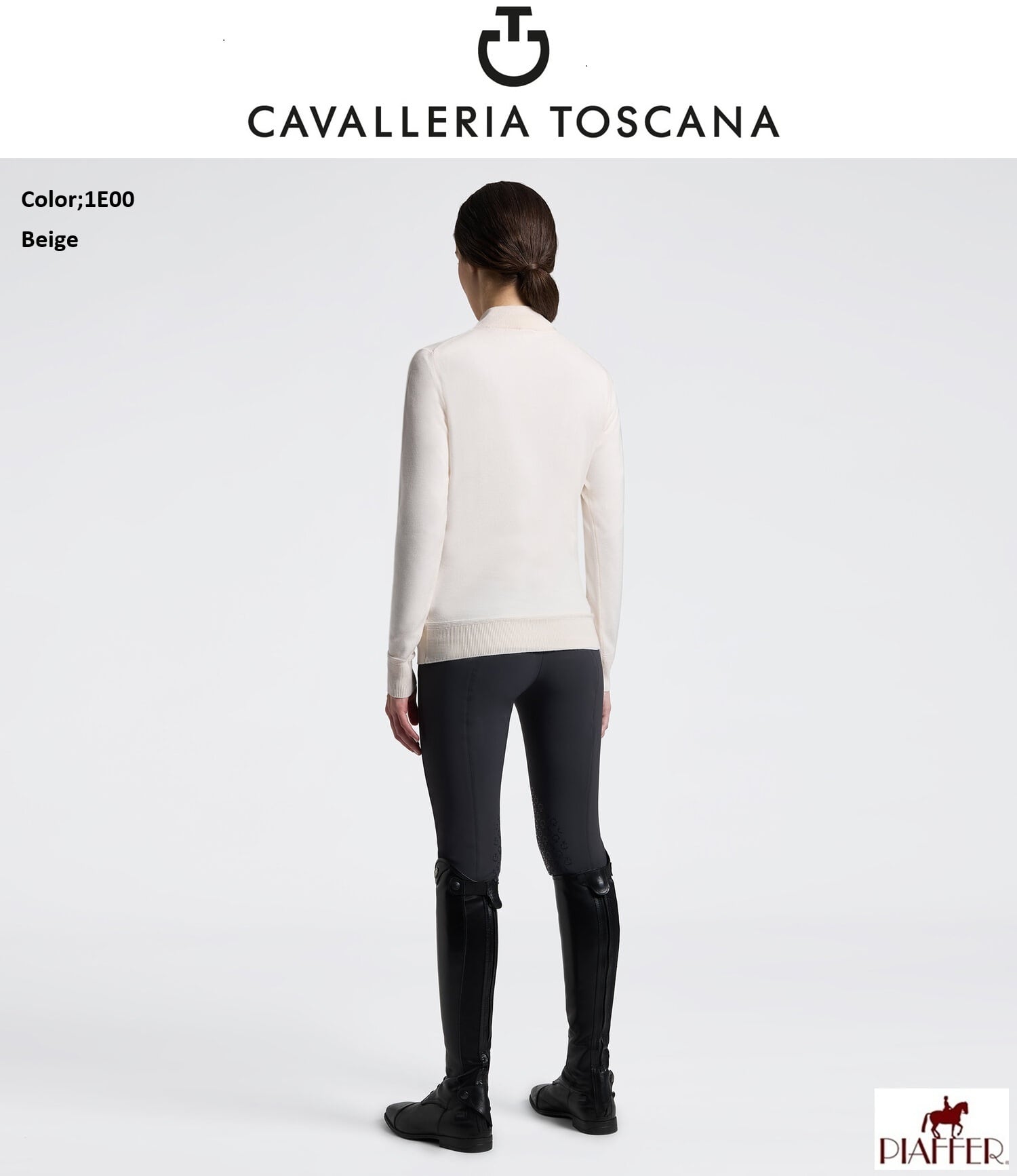 【未使用】CAVALLERIA TOSCANA カヴァレリア トスカーナ Frame LINE 競技用 ショー ライディング シャツ ロングスリーブ M 乗馬 馬術 000000004289_P5fn19o.jpg