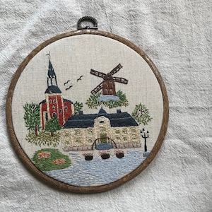 スウェーデンの刺繍絵