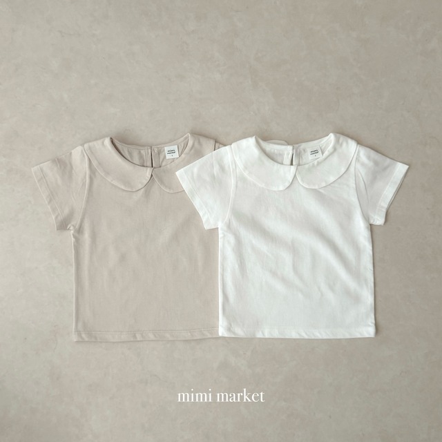 予約： Butter Collar Tee 〔mimi market〕