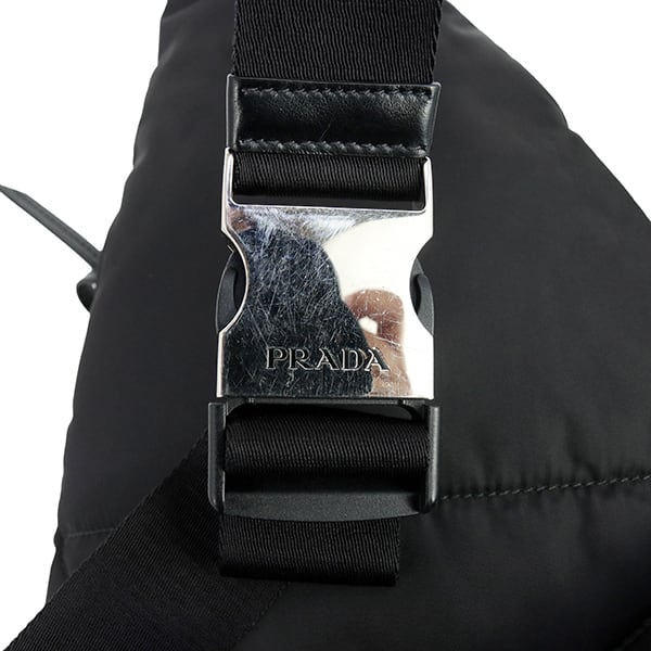 Used PRADA プラダ ワンショルダーバッグ リナイロン ブラック 2VZ092