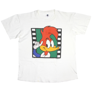 USED【L】Vintage 90s Woody Woodpecker Tee / Universal Studios ©1993