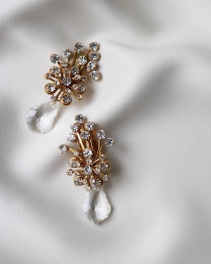 Antique crystal Earring