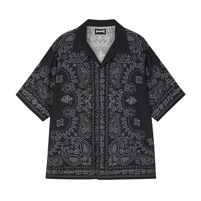 【SUPPLIER】Bandana Open Collar Shirt