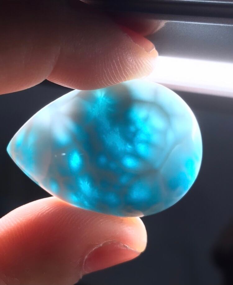 AAAA ラリマー ルース R-9(ドミニカ共和国産)