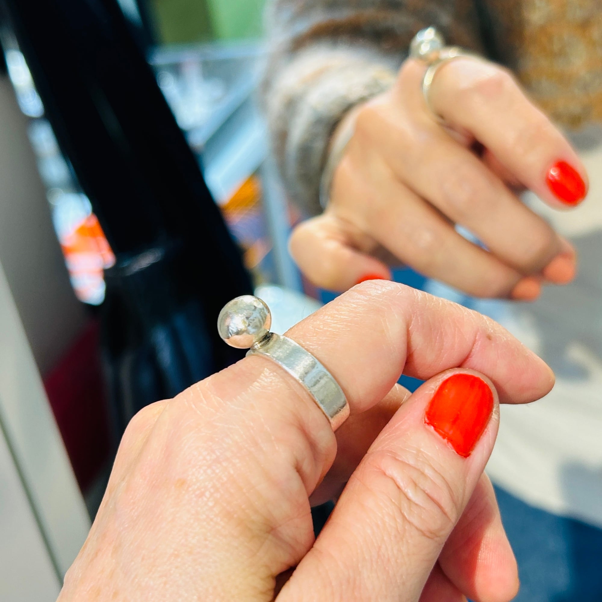 フランスシルバー925 ボールリング（17号） | Milo Antiques & Vintage