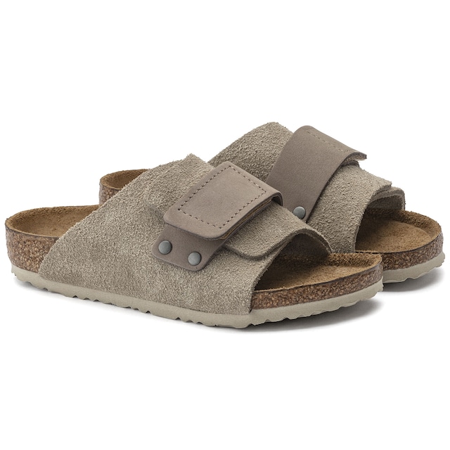 ［BIRKENSTOCK］Kyoto HL／キョウト Kids Suede (26-35)｜Taupe