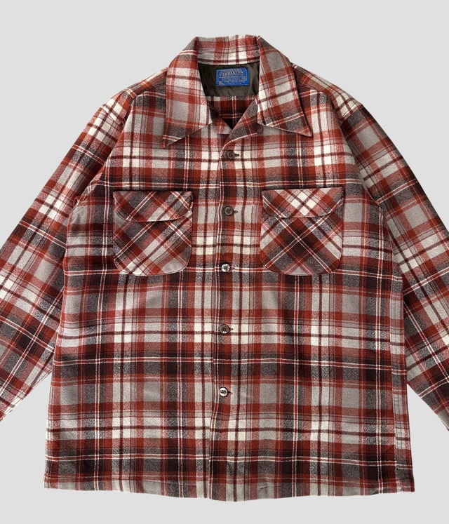 -Pendleton- Vintage 70s M Board Shirt made in USA