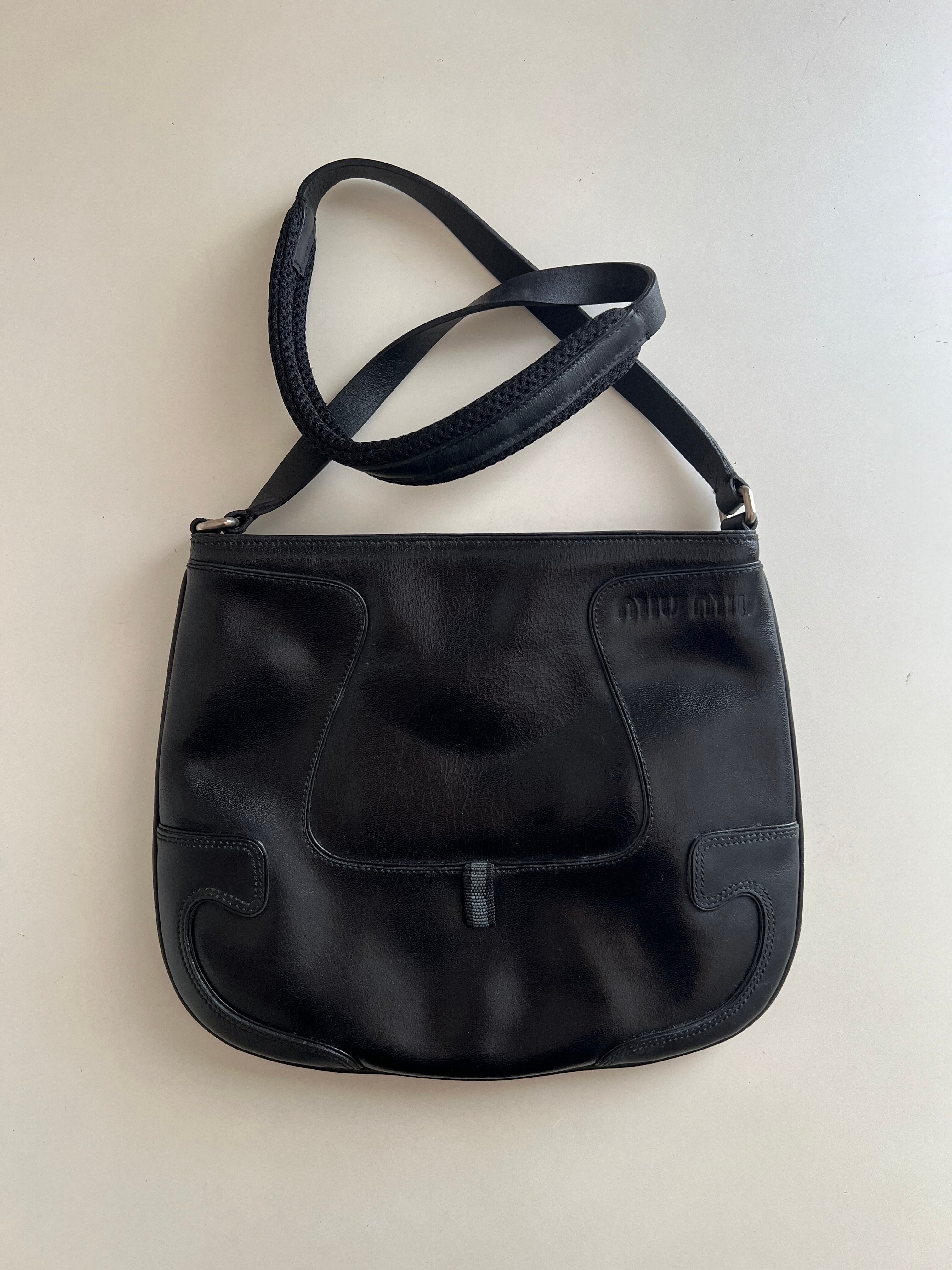 SS2000 MIU MIU LEATHER BODY BAG | triptraproll