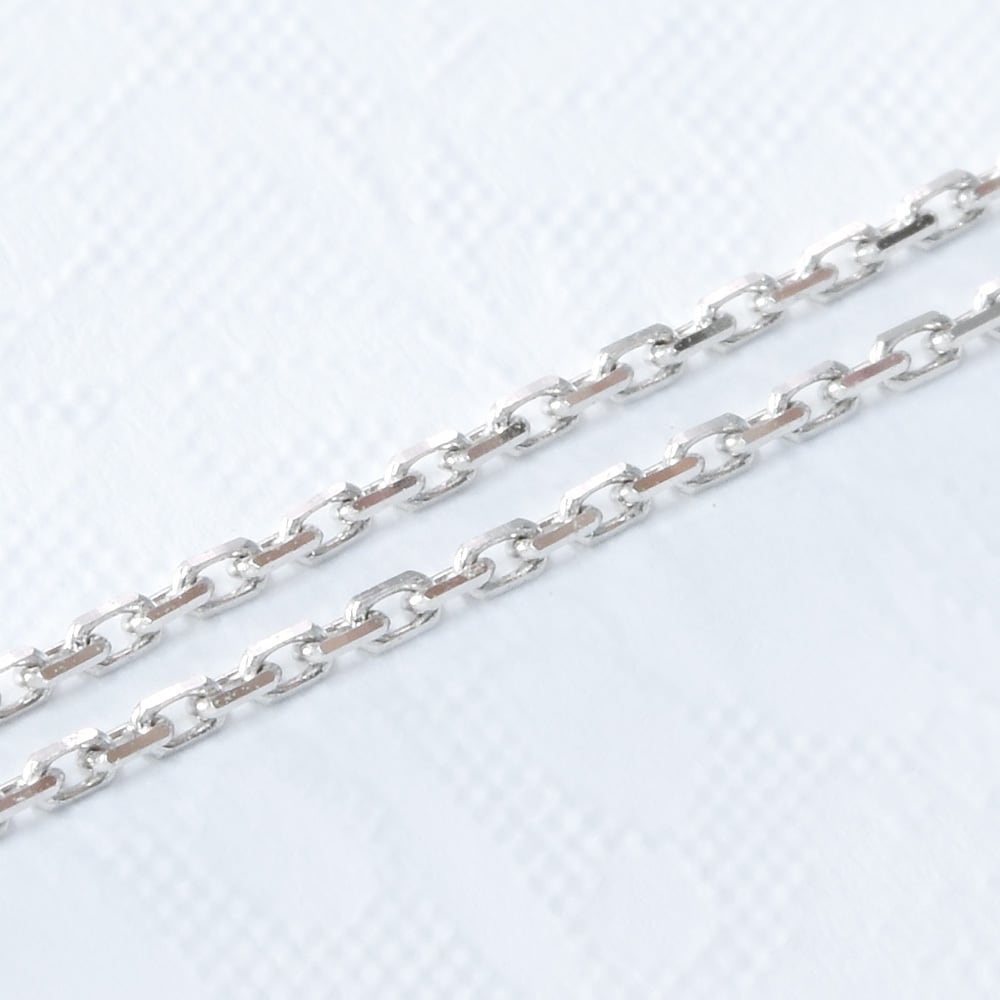 K18ゴールド あずき チェーン 40cm 線径0.3mm ネックレス CG007CIBS