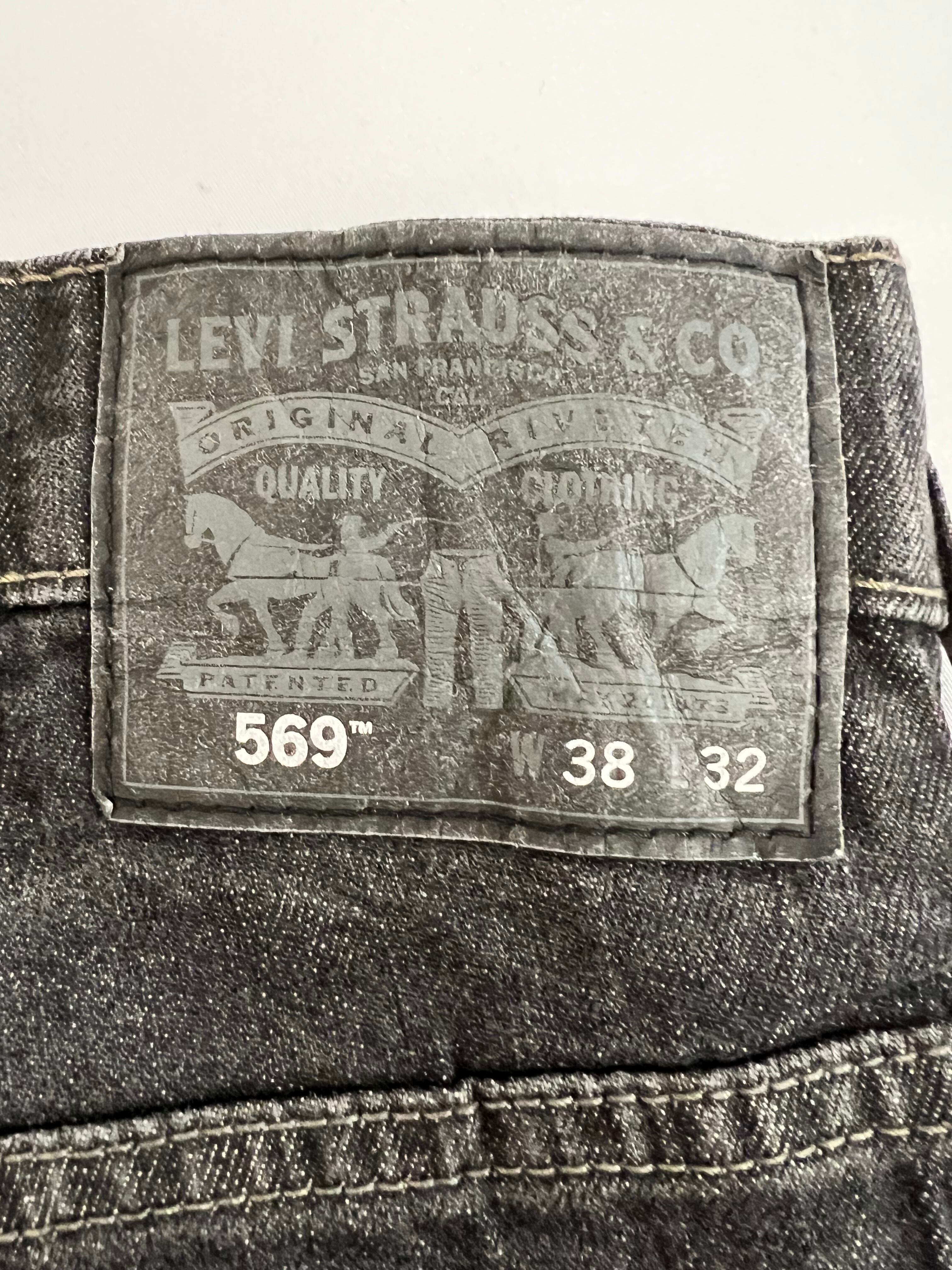 00s Levi's リーバイス 569 先染め ブラックデニム ジーンズ W38 00s Levi's リーバイス 569 先染め ブラックデニム ジーンズ W38