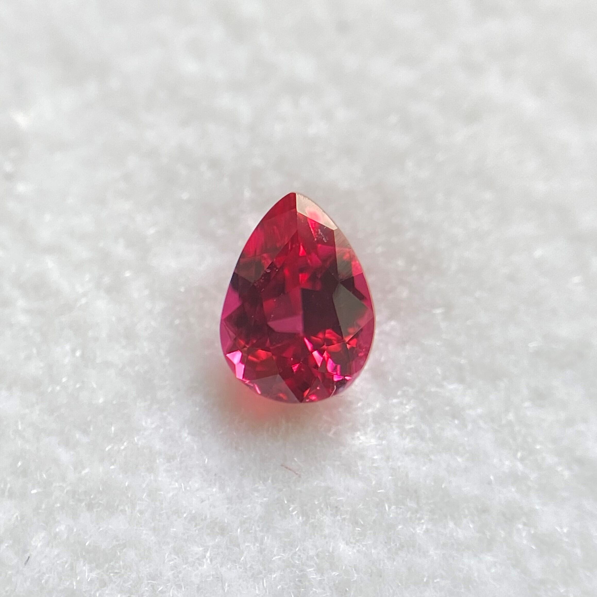 レッドスピネル ルース 0 19ct ミャンマー産 Kyotojewelrygem