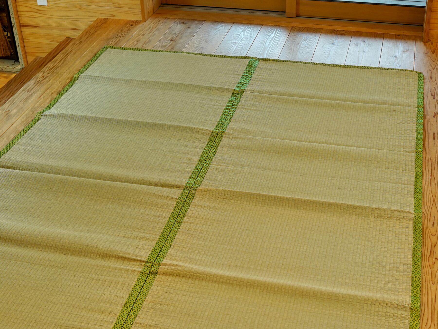 上敷き 富良野 諸目 撥水 あじろグリーン