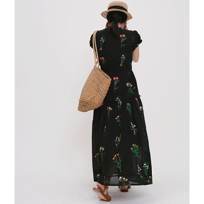 floral embroidered one-piece 13175 | abeille