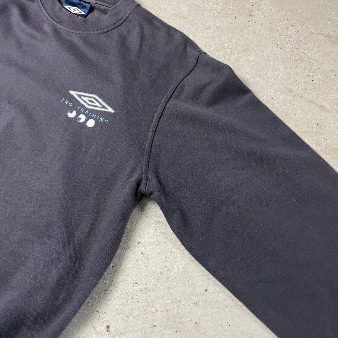 90年代 UMBRO アンブロ ワンポイントロゴ刺繍 スウェットシャツ メンズ 