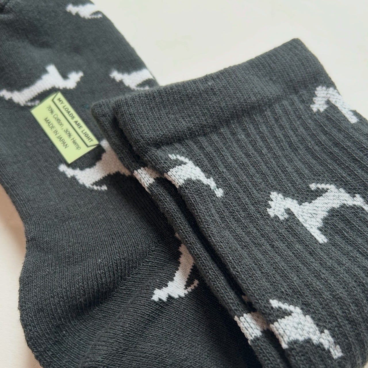 MY LOADS ARE LIGHT - Little Dog “T” Socks | stacks bookstore