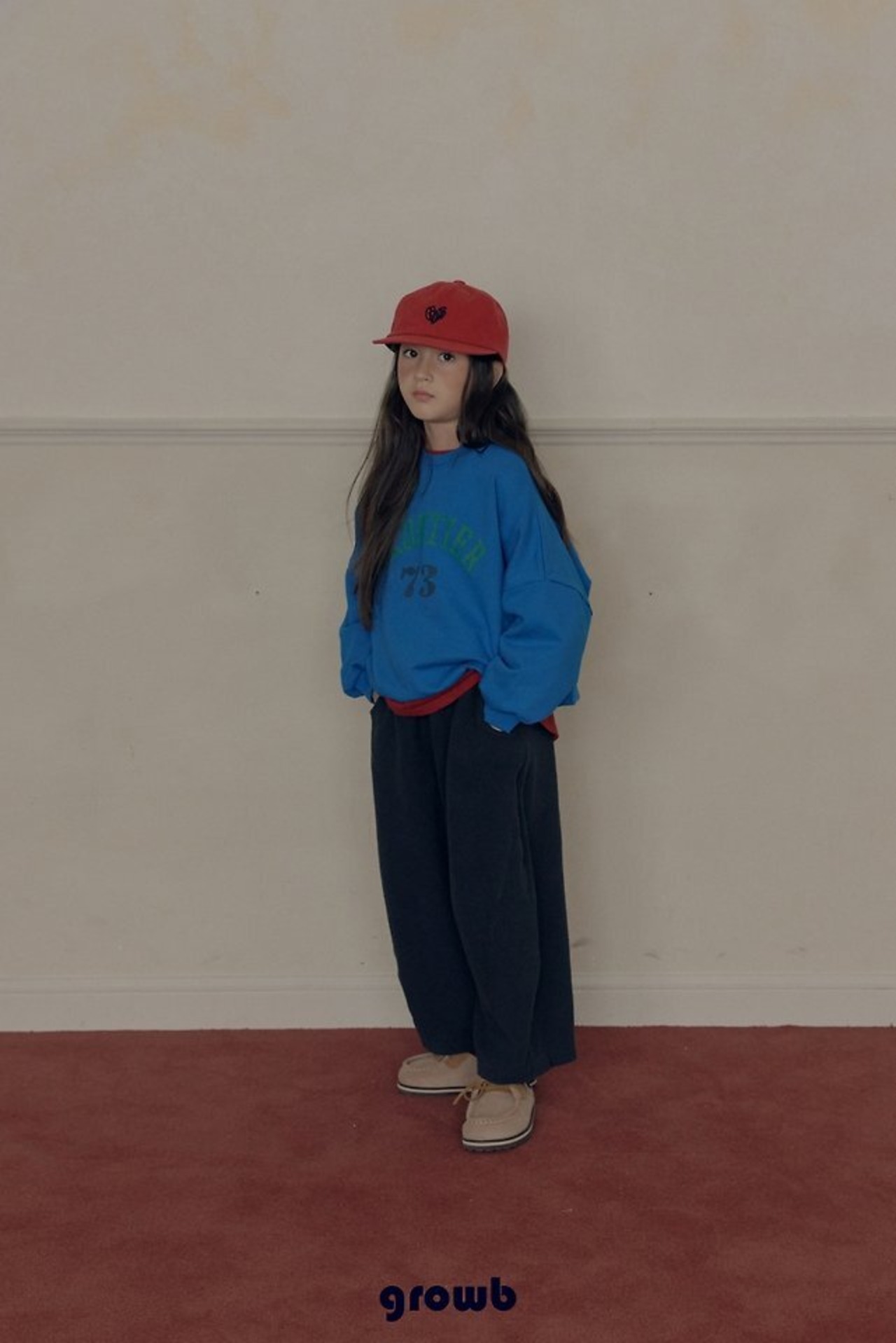 韓国子供服 / growb / フロンティア スウェット / 秋服 *XS~JM*