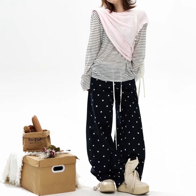 border layered long tee　ボーダーレイヤードロングティー　J2128