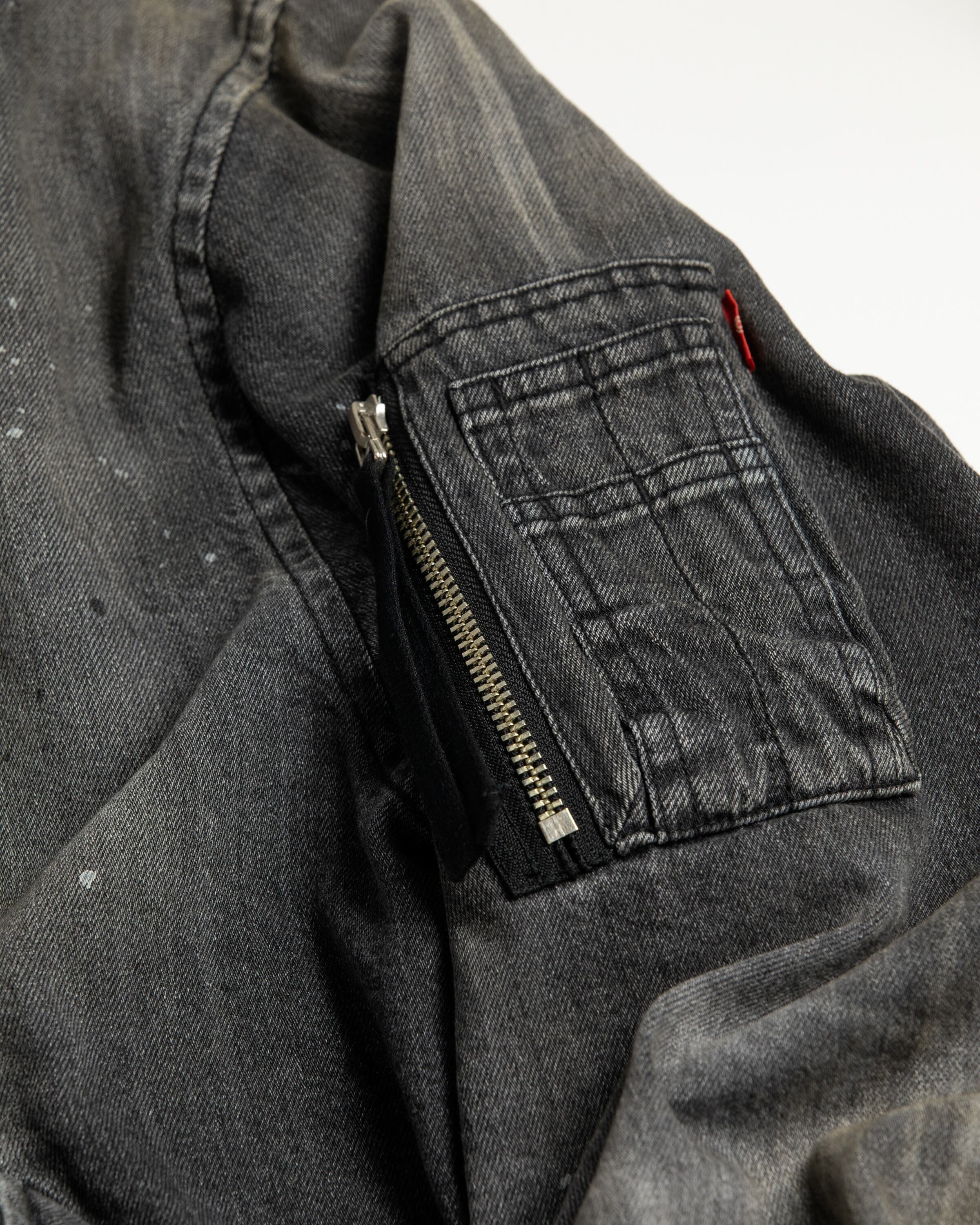ANACHRONORM/アナクロノーム AGING DUAL DENIM MA-1 BLACK (AGING